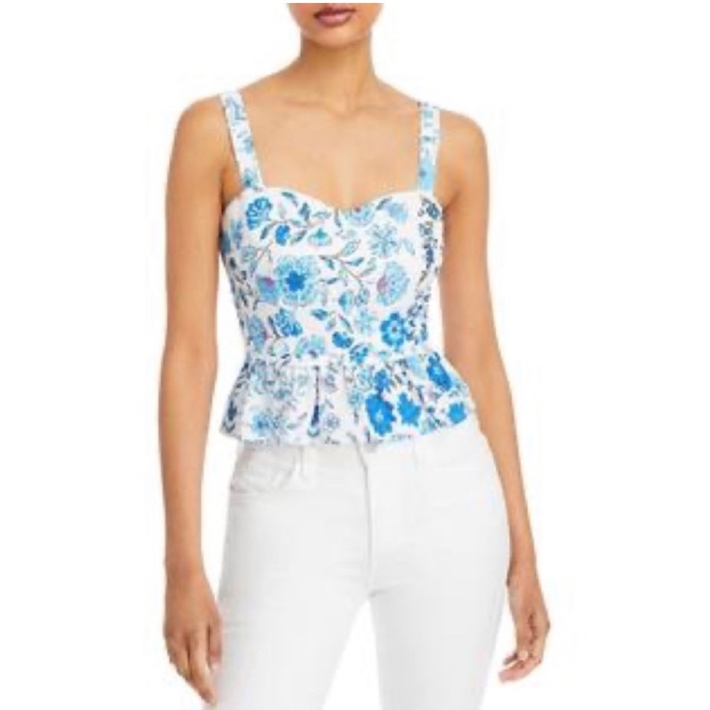 Bloomingdale’s Aqua Crop Cami NWT sz. XL - Picture 5 of 5
